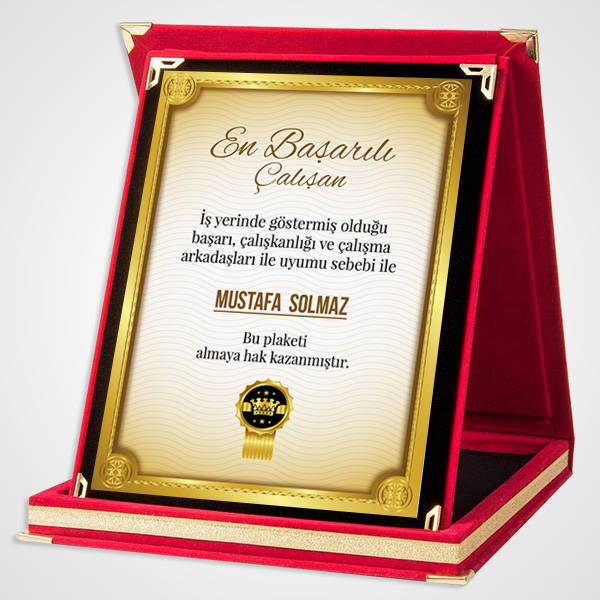 Plaket Kişiye Özel