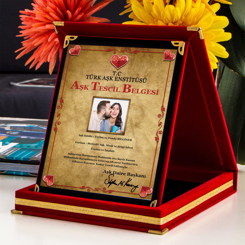 Plaket Kişiye Özel